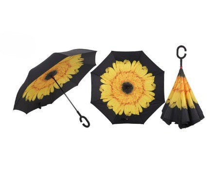 Rain Defense Folding Inverted Umbrella - Image 11
