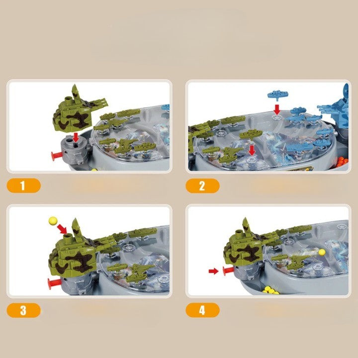 Competitive Naval Battle Table Kids Game - Image 2