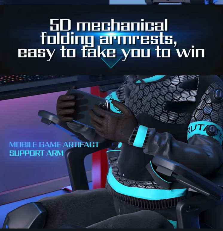 5D Pro-Gamer Adjustable Gaming Chair - Image 7