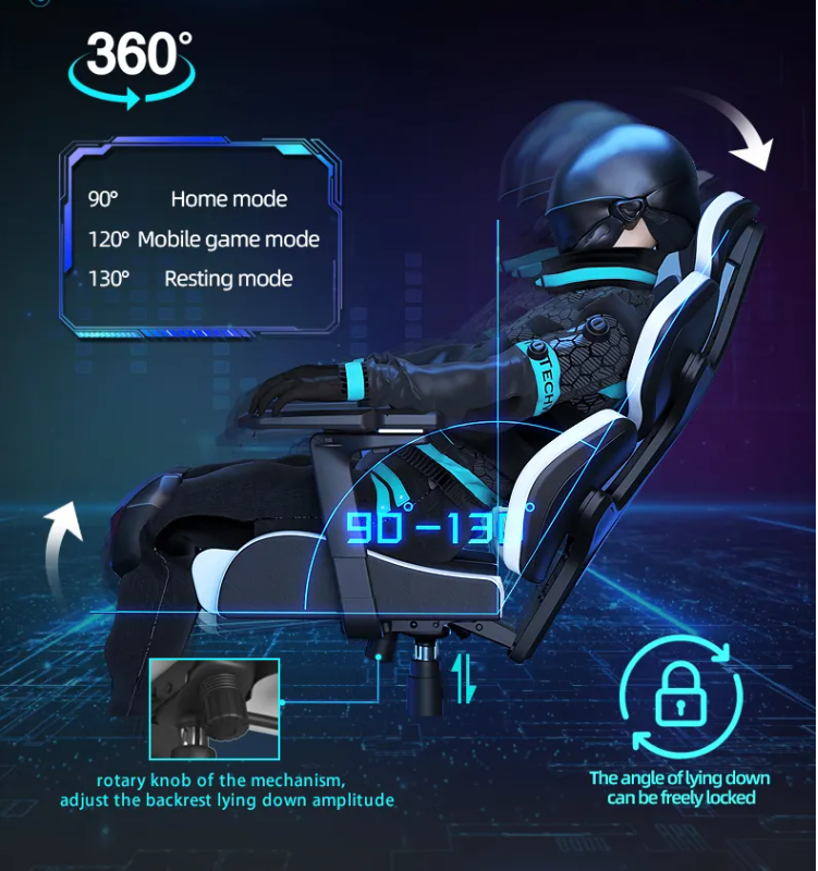 5D Pro-Gamer Adjustable Gaming Chair - Image 9