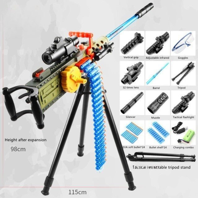 Action Assault Sniper Soft Bullet Toy Machine Gun