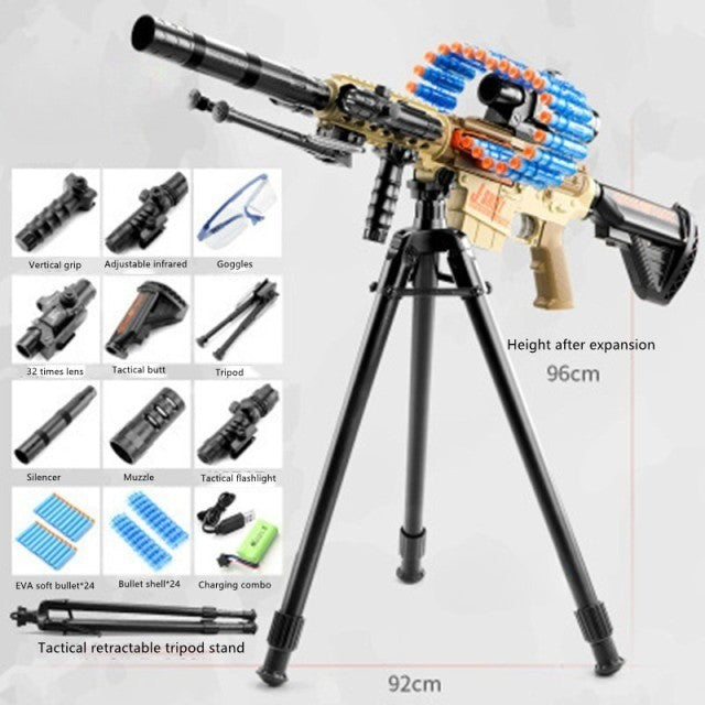 Action Assault Sniper Soft Bullet Toy Machine Gun - Image 12
