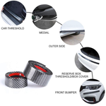 5D Carbon Fiber Car Door Sill Protector