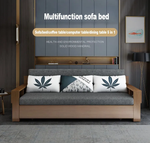 Desk Compact Multifunctional Wooden Minimalist Sofa Bed