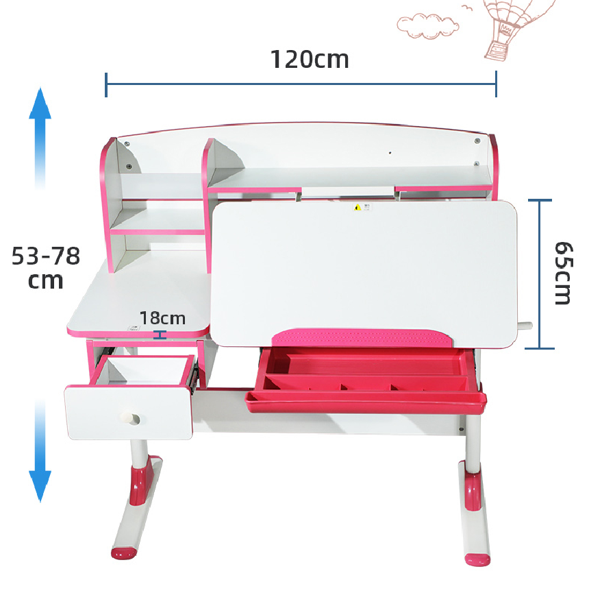 Smart Ergonomic Adjustable Smart Kids Desk