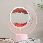 Sand Serenity Moon Shape Night Light