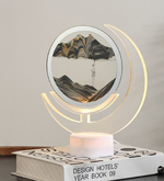 Sand Serenity Moon Shape Night Light