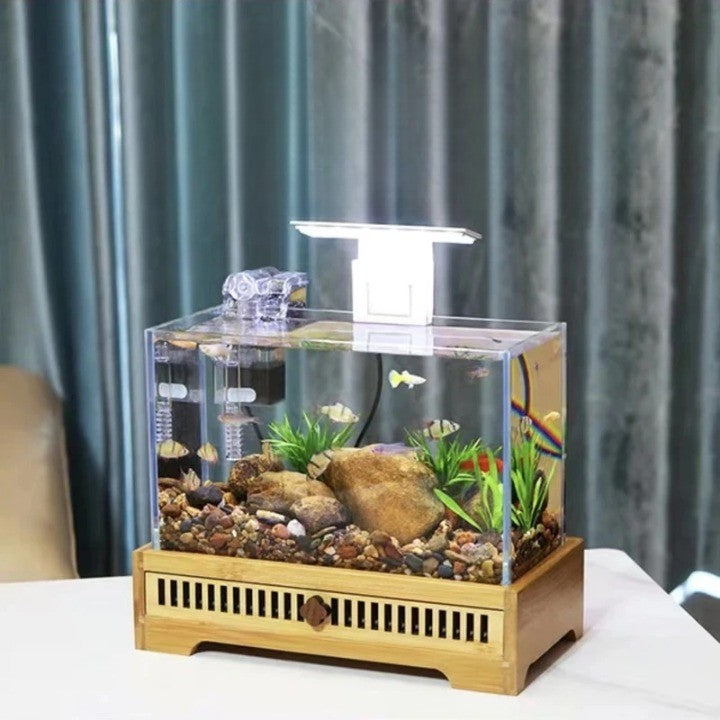 Mini Underwater Haven Desktop Aquarium - Image 0