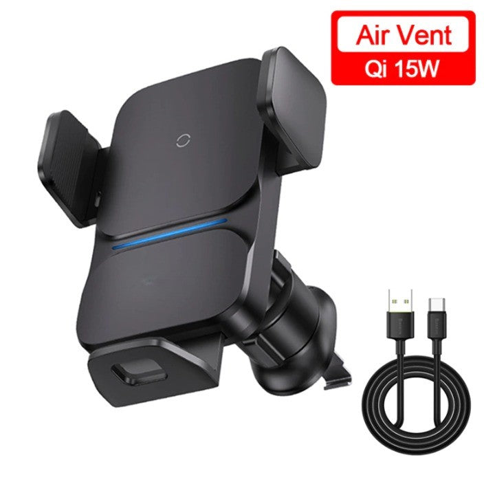 Auto Adjustable Wireless Charing Car Phone Holder - Image 6