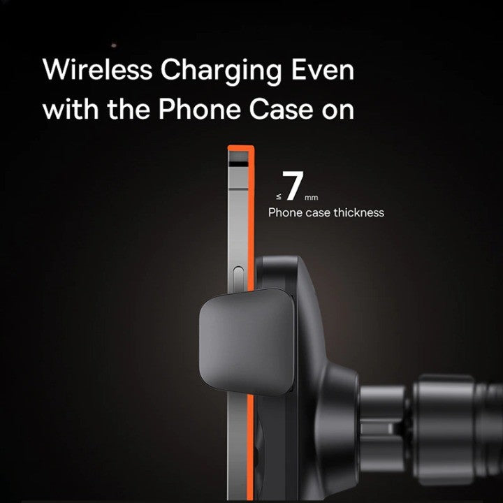 Auto Adjustable Wireless Charing Car Phone Holder - Image 2