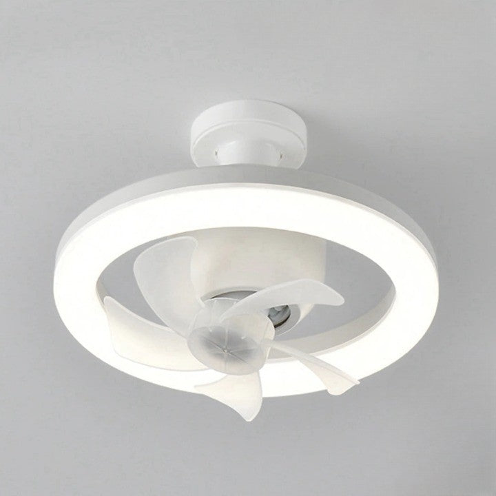 2in1 Radiant Rotating RC Ceiling Fan Lamp - Image 7