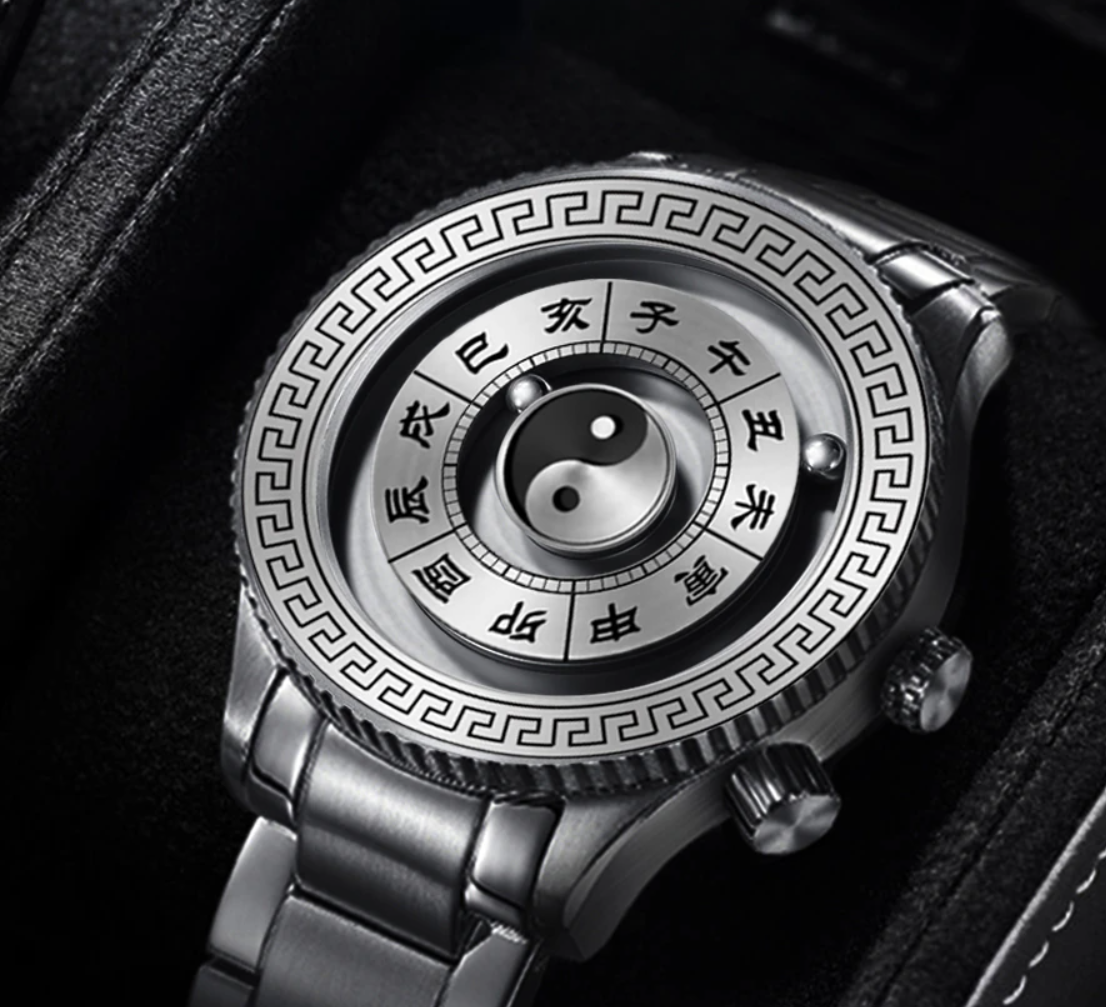 Magnetic Ying Yang Levitation Elegant Watch