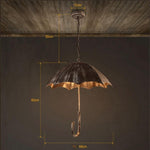 Luxury Creative Loft Umbrella Shaped Beautiful Lamp