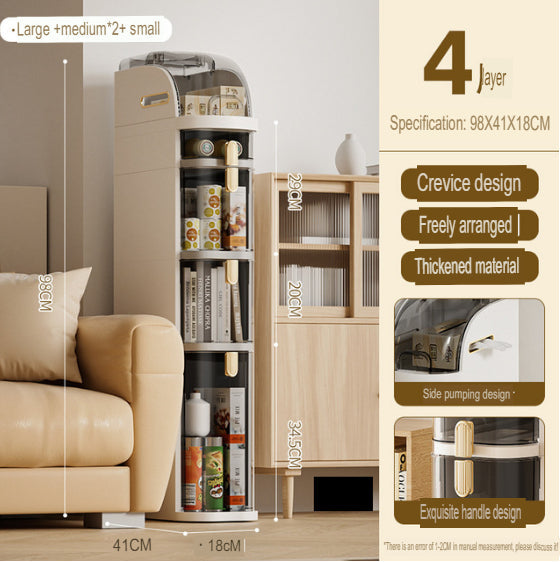 Multi-Layer Easy Organizer Corner Cabinet Rack - Image 8