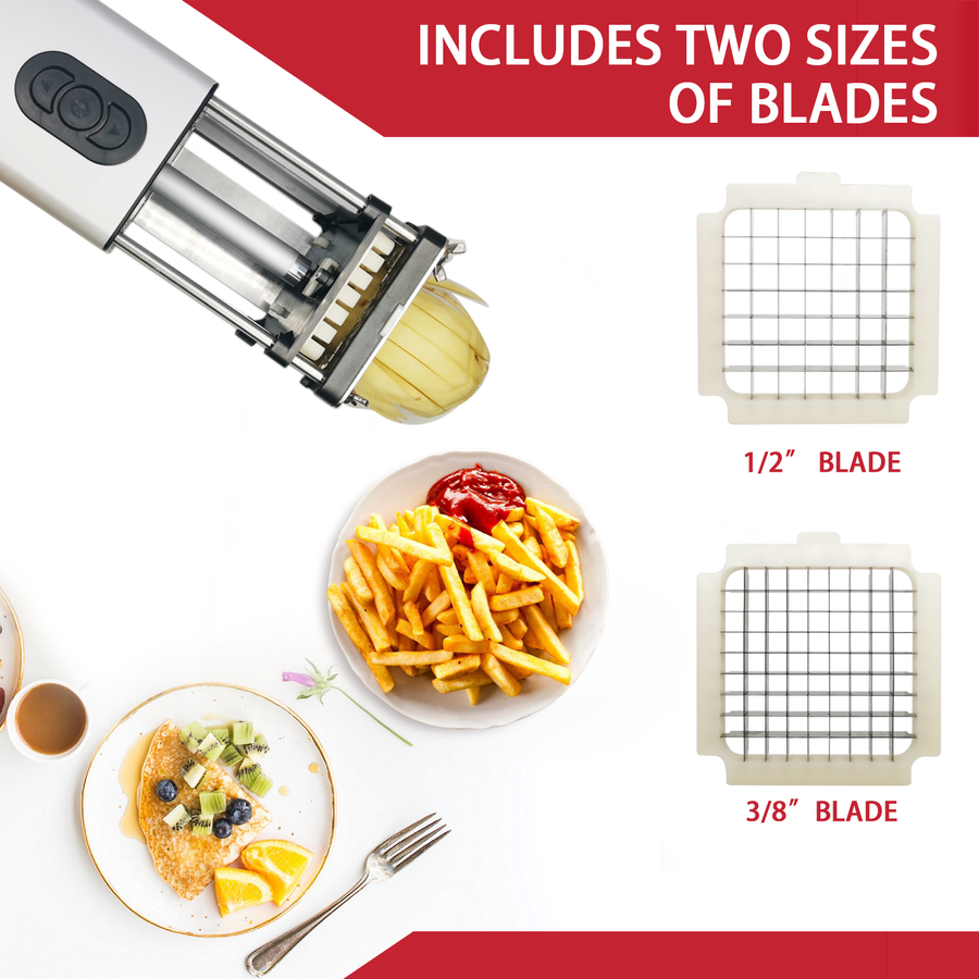 Stainless Steel Electric Automatic Vegetable Potato Cutting Machine - Image 2
