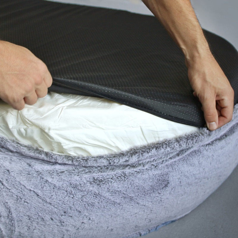 Washable Orthopedic Memory Foam Comfy Floor Bed - Image 3
