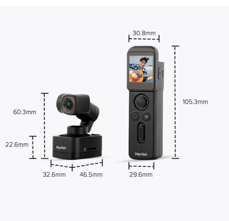 3-Axis Smart Snap 4K Gimbal Camera