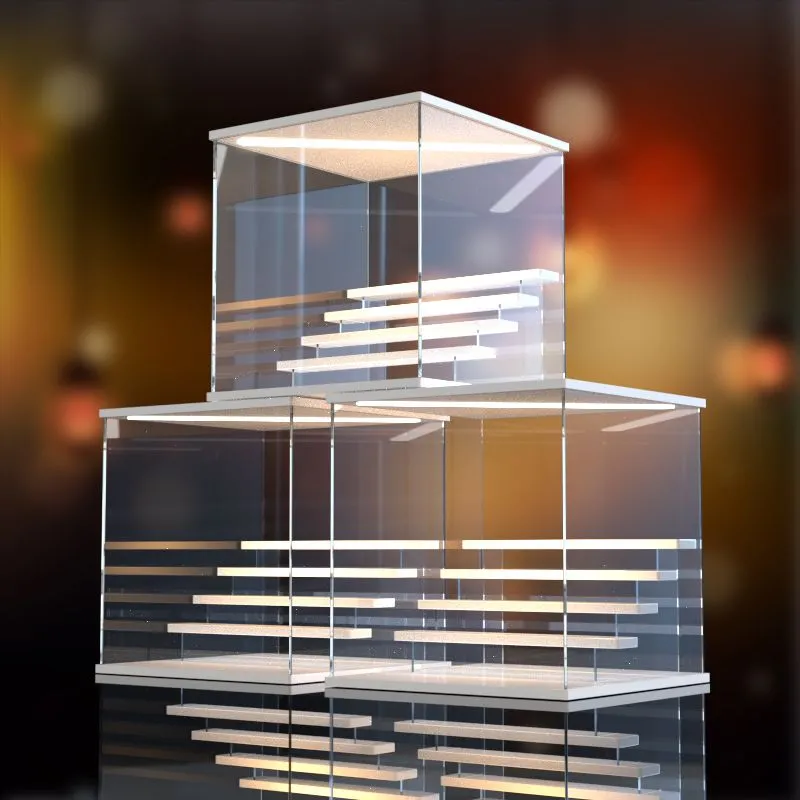 Simple Acrylic Lighted Display Box - Image 1