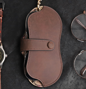 Handmade Leather Elegant Eyeglasses Case - Image 9