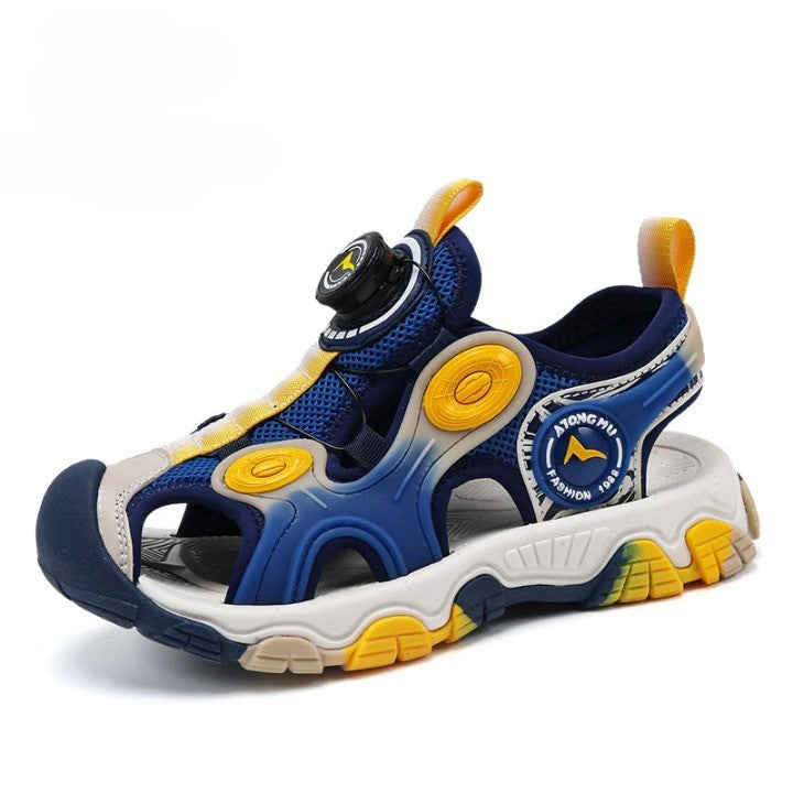 Breathable Easy Tie Laceless Kids Sneakers - Image 5