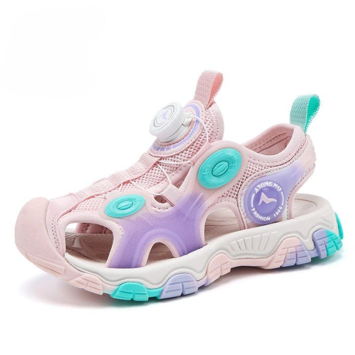 Breathable Easy Tie Laceless Kids Sneakers - Image 7