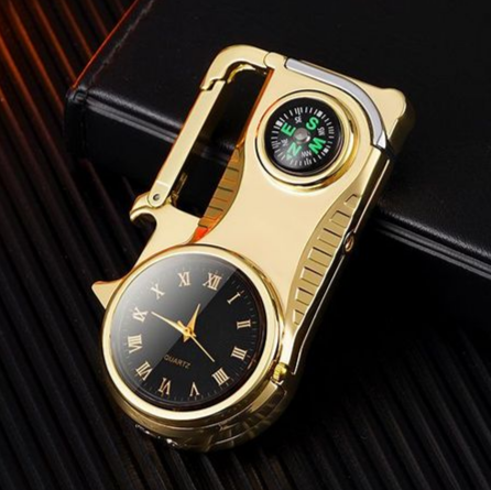 Compass Fire Camping Windproof Lighter Watch - Image 8