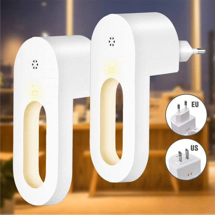 Twilight Sensor Energy Saving Socket Wall Night Light - Image 0