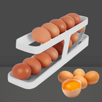 Automatic Egg Rolling Holder Organizer Rack