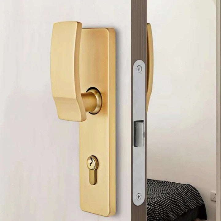 Modern Style Open Luxury Door Handle Lock