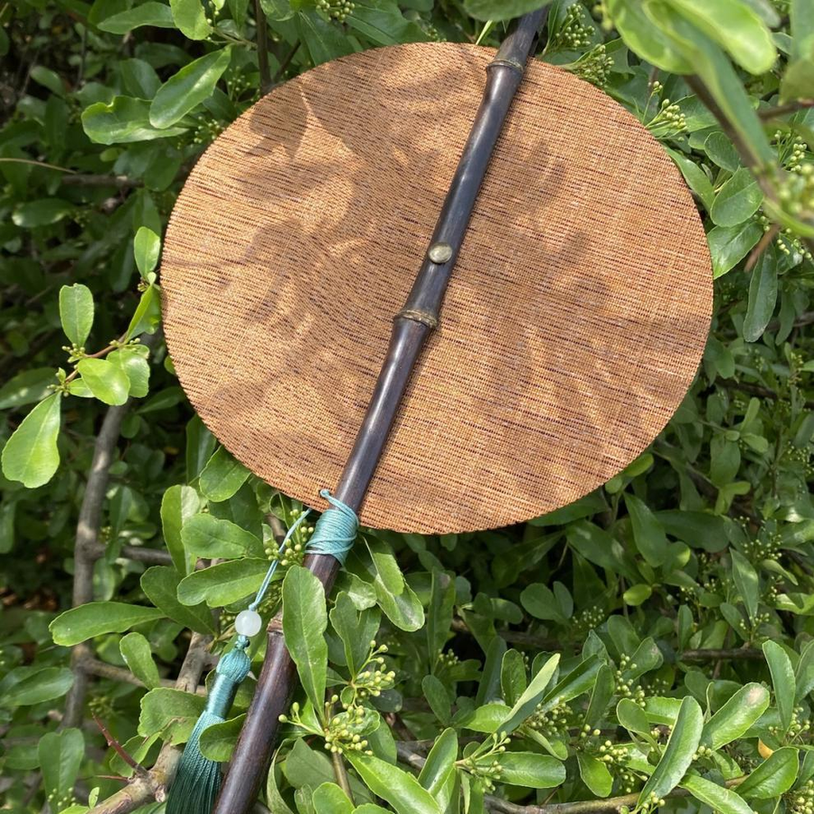 Foldable Bamboo Silk Hand Fan - Image 4