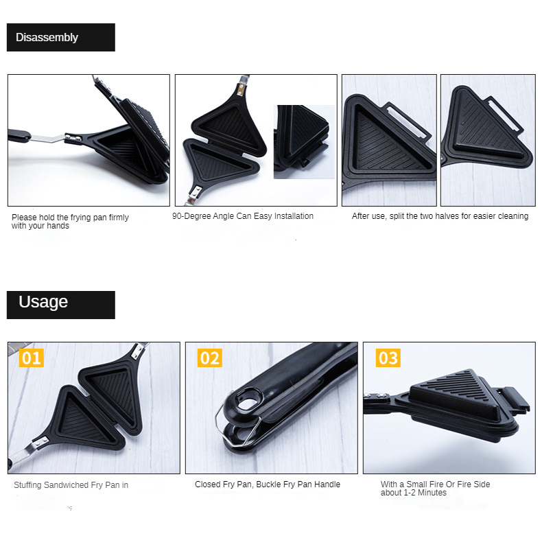 Japanese Style Double-Sided Sandwich Maker - Image 6