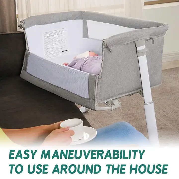 Adjustable Lightweight Bedside Sweet Dreams Baby Crib - Image 1