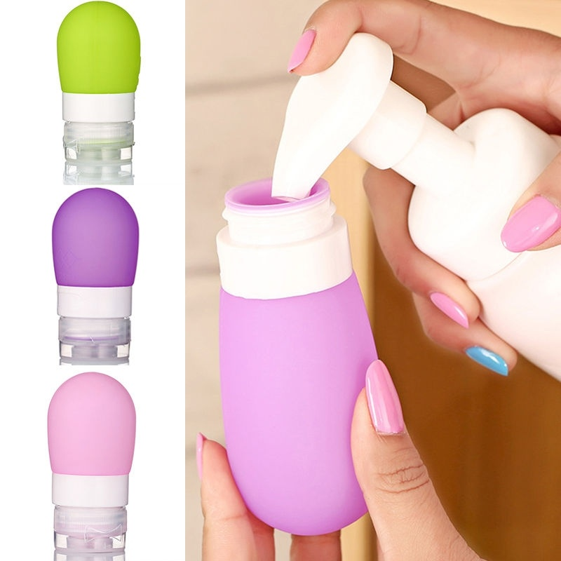 Silicone Travel Lotion Shampoo Bath Container