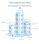 Tower Design Surge Protector Vertical Power Strip