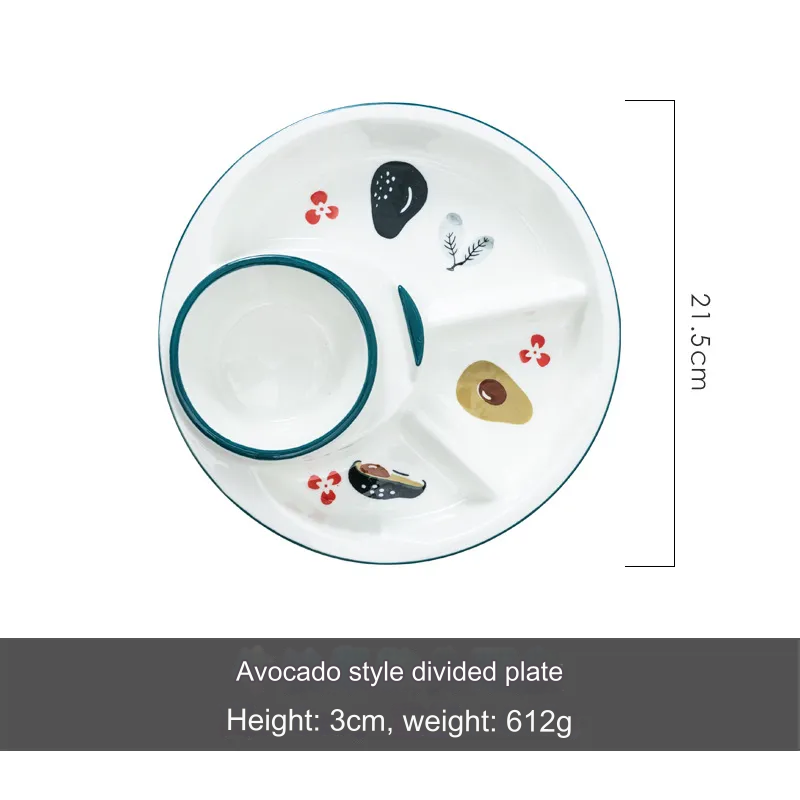 Breakfast Combo Nordic Ceramic Plate - Image 8