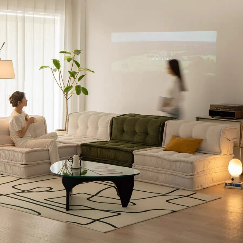 Modular Comfort Lazy Legless Sofa - Image 4