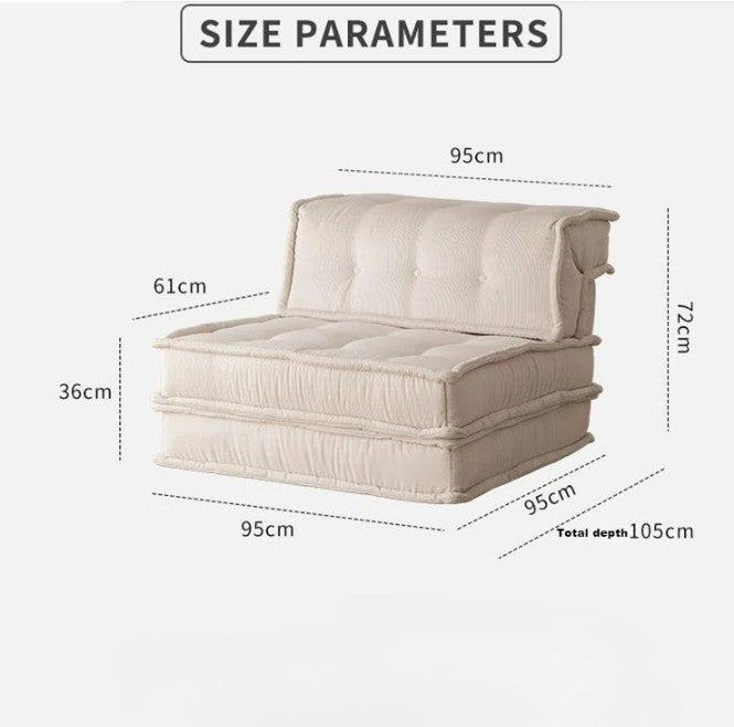 Modular Comfort Lazy Legless Sofa - Image 5