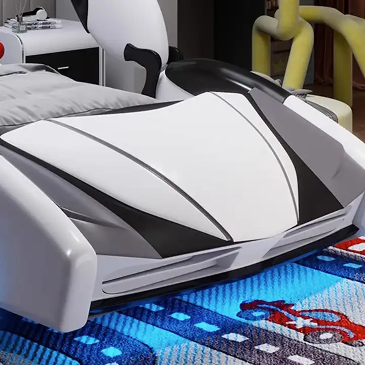 Speed Race Car LED Light Kids Bed - Image 7