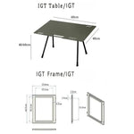 Lightweight Outdoor Tactical Aluminum Camping Table