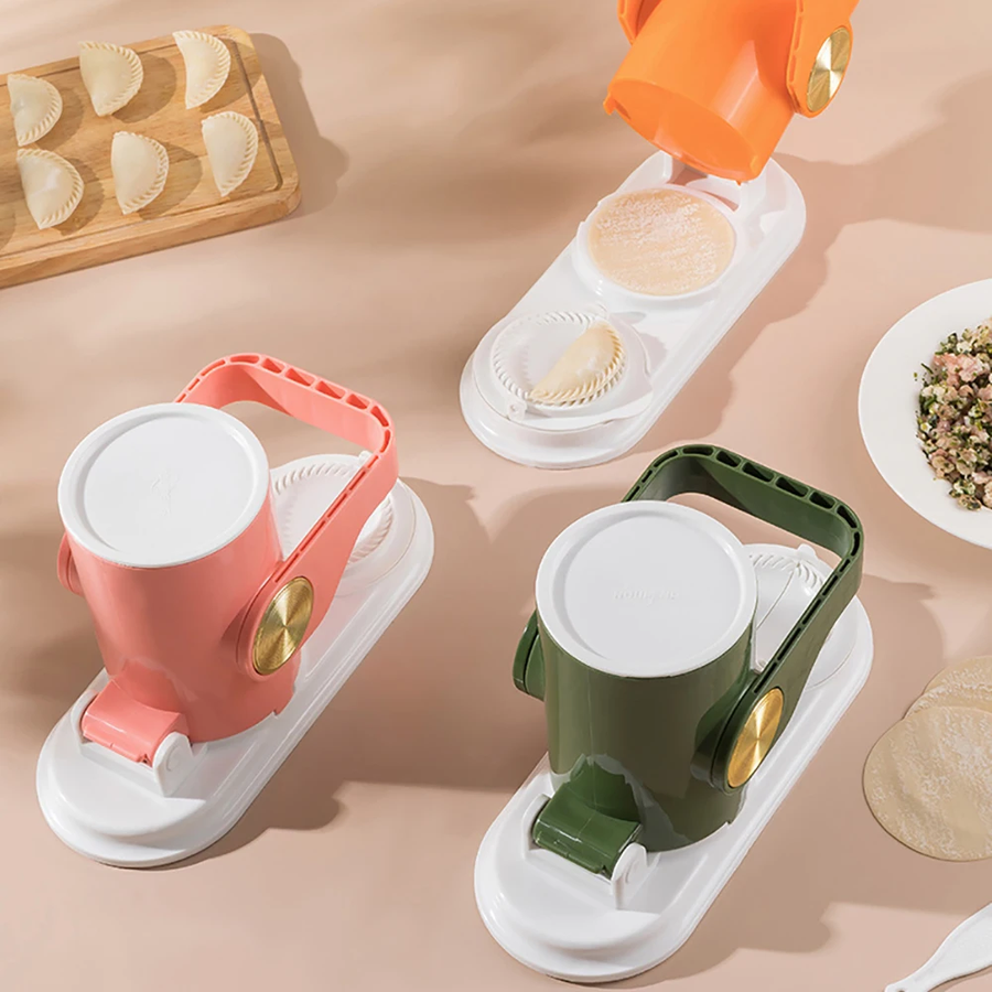 Dual-Function Dough Press Modelling Dumpling Maker Set - Image 0