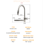 Next Level Rainfall Pull Out Waterfall Kitchen Faucet