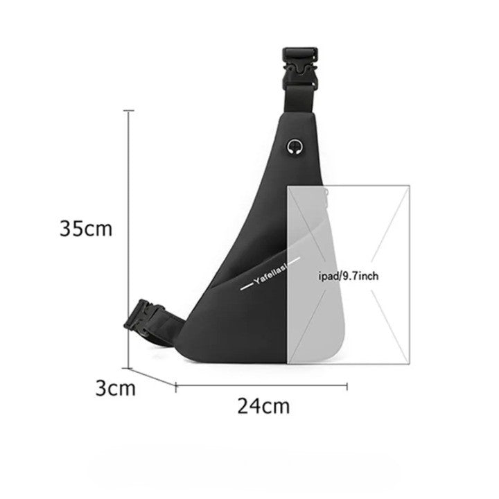 Ultra Thin Urban Edge Anti Theft Shoulder Bag - Image 3