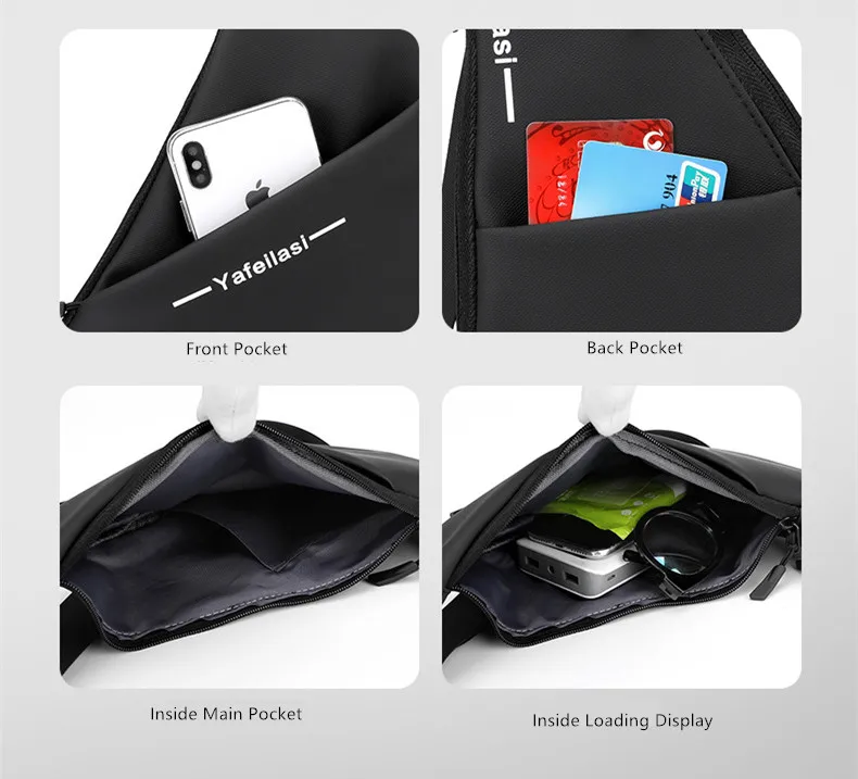 Ultra Thin Urban Edge Anti Theft Shoulder Bag - Image 2