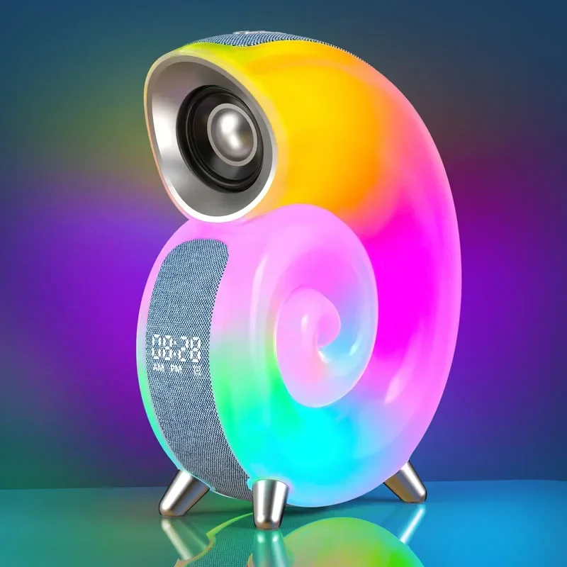 Colorful Sea Shell LED Bluetooth Smart Speaker - Image 0