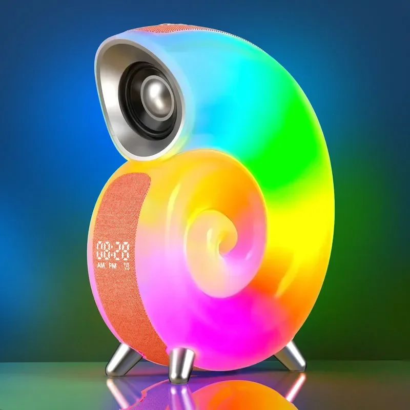Colorful Sea Shell LED Bluetooth Smart Speaker - Image 4