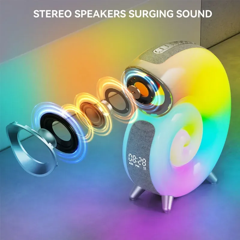 Colorful Sea Shell LED Bluetooth Smart Speaker - Image 6