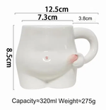 Big Belly Fat Ceramic Coffee Mug