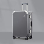 Durable Aluminum Frame Metal Corner Business Travel Suitcase