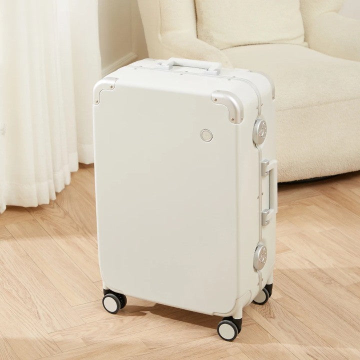 Durable Aluminum Frame Metal Corner Business Travel Suitcase - Image 1