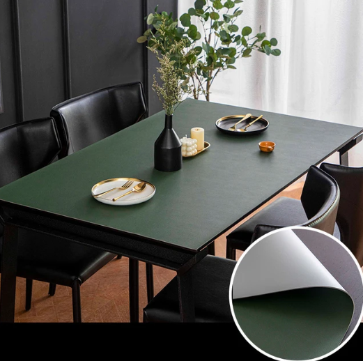 Leather Waterproof Chic Double-Sided Table Mat - Image 2